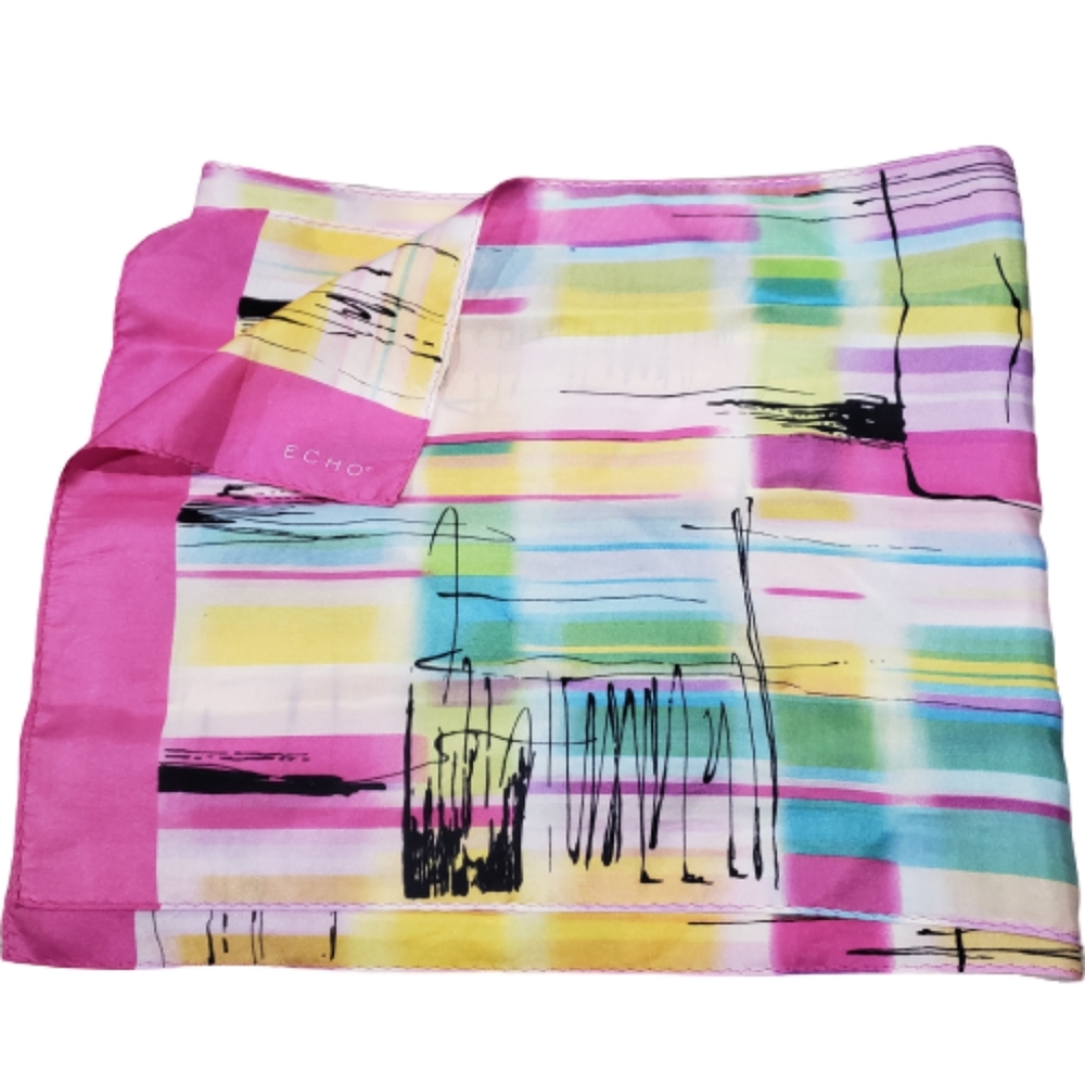ECHO silk scarf